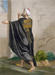 Berber, plansje 95 fra «Samling av hundre trykk som fremstiller Levantens forskjellige nasjoner» av Charles de Ferriol, gravert av B. Baron, 1707-08