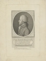 Louis-Alexandre de La Rochefoucauld, hertug av Enville 1743-1792, 1790-årene.