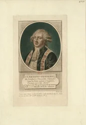 Portrett av Stanislas Marie Adelaide, greve av Clermont-Tonnerre 1757-1792, ca. 1789.