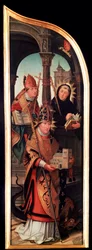 Bebudelsen, Triptych, sidepanel, 1517.