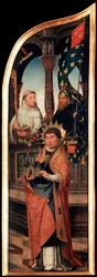 Bebudelsen, Triptych, sidepanel, 1517.
