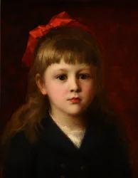 Portrett av en liten jente