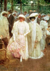 The Gardens of Paris, eller The Beautys of the Night, 1905 (detalj fra 19977)