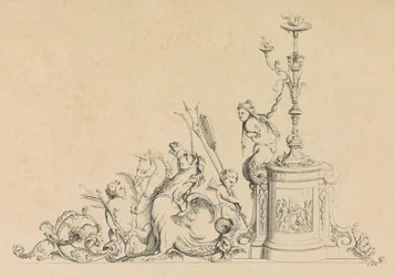 Arabesque-design for mange bruksområder Oppfunnet av J.B. Toro, 1716., 1716.