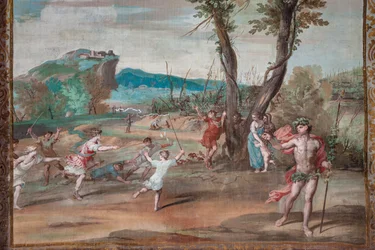 Lycurgus ble gjort gal av Bacchus