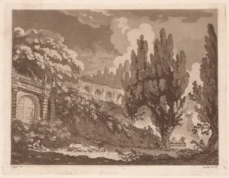 Trapper i en italiensk hage, 1766.
