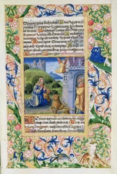 Ms Lat. Q.v.I.126 Antonius den store og Eremitten Paul, fra Louis d