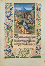 Ms Lat. Q.v.I.126 The Steining of St. Stephen, fra 