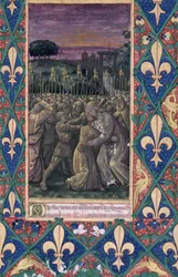 Ms. Lat. Q.v.I.126, fol. 100: Judaskysset, fra «Ludvig av Orléans