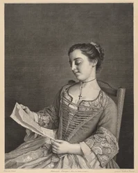 Frøken Lavergne Reading.