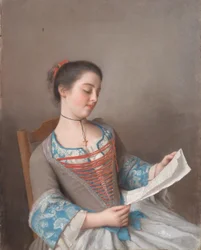 Engelsk: Den vakre leseren Fransk: The liseuse