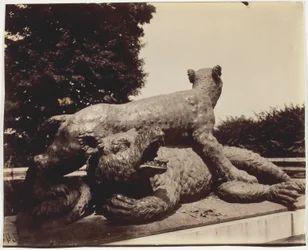 Versailles, Daggryets fontene, (Tigeren som dreper en bjørn av Houzeau)