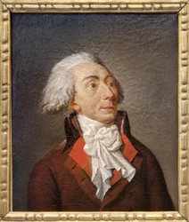 Portrett av Michel Lepeletier de Saint-Fargeau (1760-1793), fransk politiker og advokat, svært aktiv som medlem av Konventet under revolusjonen; han utarbeidet en nasjonal utdanningsplan basert på Condorcets plan, hvis ideer skulle videreføres av J