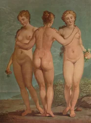 Les Trois Graces, The Three Graces, c1785, 1913