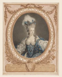 Marie Antoinette: The Queen of Fashion: Portrait of Marie Antoinette Portrait of Marie Antoinette Marie Antoinette of Austria, Queen of France and Navarre (tittel på objekt)