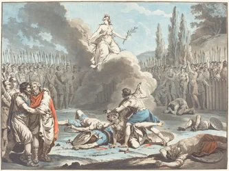 Kampen om Horatii og Curatii, 1783.
