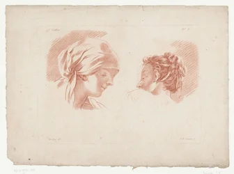 To kvinnehoder Komposisjoner med menneskelige kroppsdeler (serietittel) IXe Cahier de Principes du Design d