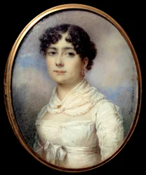 Portrett av det engelske eventyret Sophie Dawes, Barones of Feucheres