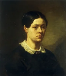 Portrett av Madame J.F. Millet, ca. 1844