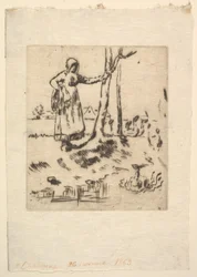 Gåsejenta, 1830-75.