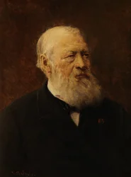 Forfatteren Hendrik Conscience (olje på lerret)