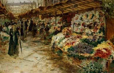 Blomstermarked, 1882.