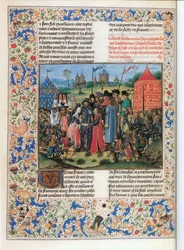 Den franske kong Karl VI gir datteren Isabelle til sin engelske fetter Richard II …