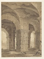 Under buene til Colosseum