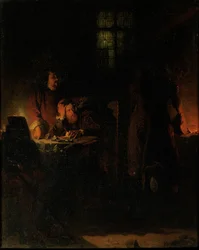 En alkymist som søker etter de vises stein, 1848