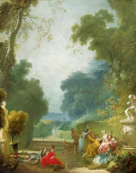 En lek med varme hender, ca. 1775-80