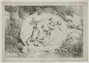 Bachchanals: nymfe austa at satyr, ೧೭೬೩.