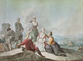 Voltaire samtaler med bøndene i Ferney