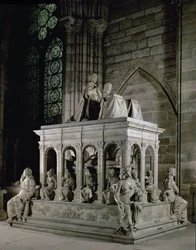 Graven til Ludvig XII (1462-1515) og Anne av Bretagne (1477-1514) (marmor)