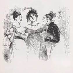 The Opinion of these Dames from The Complete Works of Béranger, 1836.