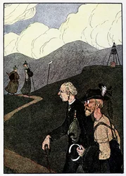 Vogesen Bilder (bilder av Vogesene) ; promenade sur les cretes