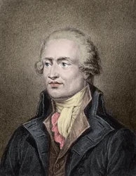 Portrait of Marie Jean Antoine Nicolas de Caritat, Marquis de Condorcet (1743 - 1794) Engraved by Jean Jacques Frilley (1797-a1850)