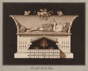 Hva hun ser i en drøm, ca 1794.