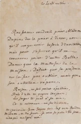 Korrespondanse mellom Jean-Jacques Rousseau og Louise Dupin (ca. 1754) (A05)