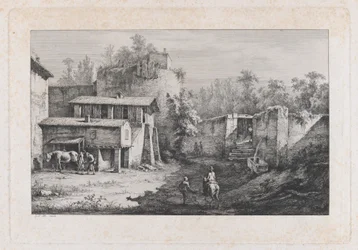 Landskap med hovslager, utsikt over Terrebasse, Frankrike, 1808.