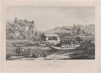 Pave Pius VII på Saône, 1805.