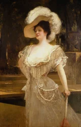 Et portrett av fru, 1901