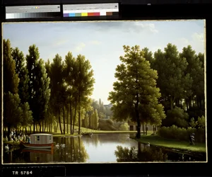 The Park At Mortefontaine (olje på lerret)