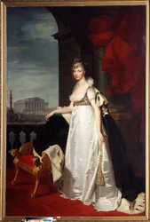 Portrett av keiserinne Elisabeth Alexeievna (Elizabeth Alexeievna, prinsesse Louise Augusta av Baden eller Baden