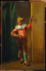 Punchinello i rosa, 1879