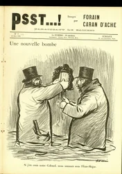 Illustrasjon av Jean-Louis Forain (1852-1931) i Psst...!