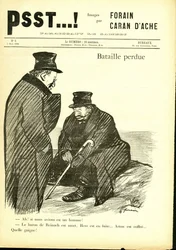 Illustrasjon av Jean-Louis Forain (1852-1931) i Psst...!