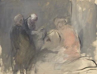 På sykehuset (recto)