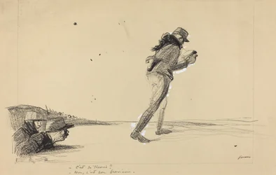 På forsiden. - Det er hans teori - Nei, det er brevet hans., ca. 19141919.