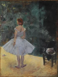The Ballerina (olje på panel)