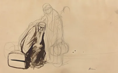 Avgangen til Versailles, ca. 1919.